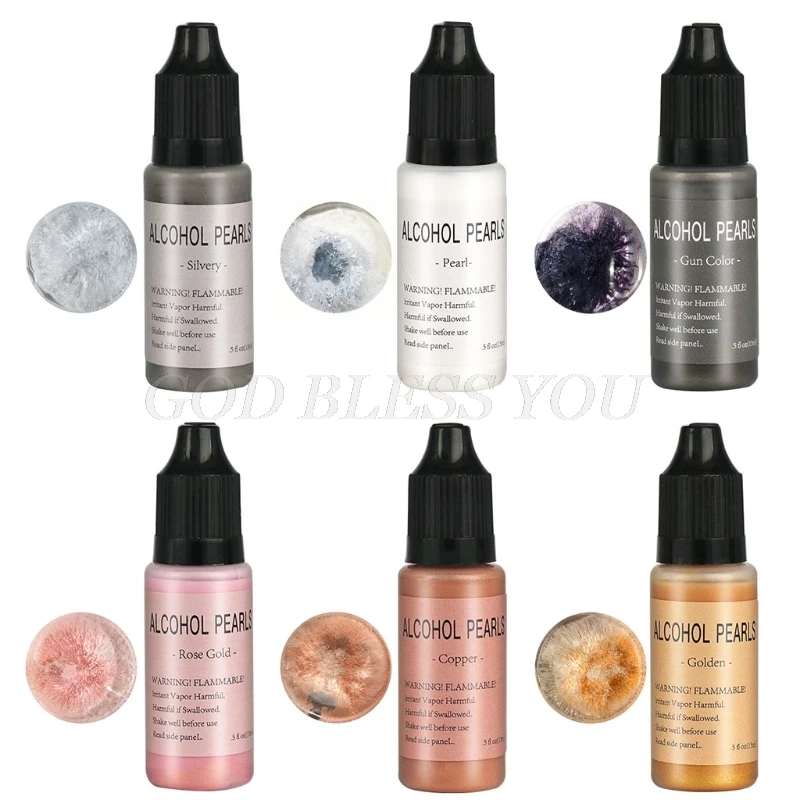 15ml Metallic Alcohol Pigment Resin Dye Alcohol-Based Ink Concentrated Paint Epoxy Resin Colorant Resin Casting Crafts
15ml Metallic Alcohol Pigment Resin Dye Alcohol-Based Ink Concentrated Paint Epoxy Resin Colorant Resin Casting Crafts