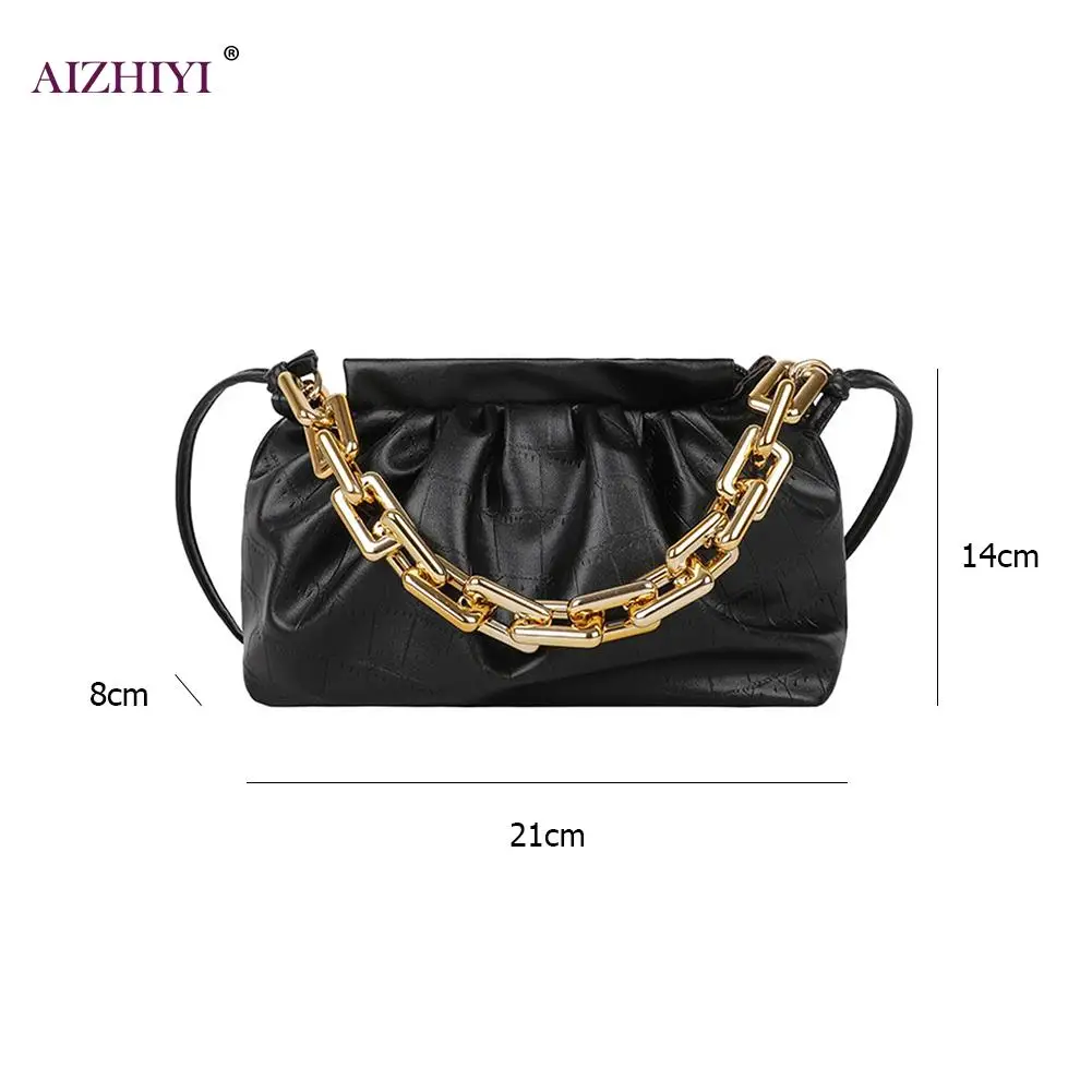 Fashion Pleated Crossbody Bag Women Stone Pattern PU Leather Shoulder Messenger Pouch Solid Color Female Chain Clutches Totes Ha
Fashion Pleated Crossbody Bag Women Stone Pattern PU Leather Shoulder Messenger Pouch Solid Color Female Chain Clutches Totes Ha