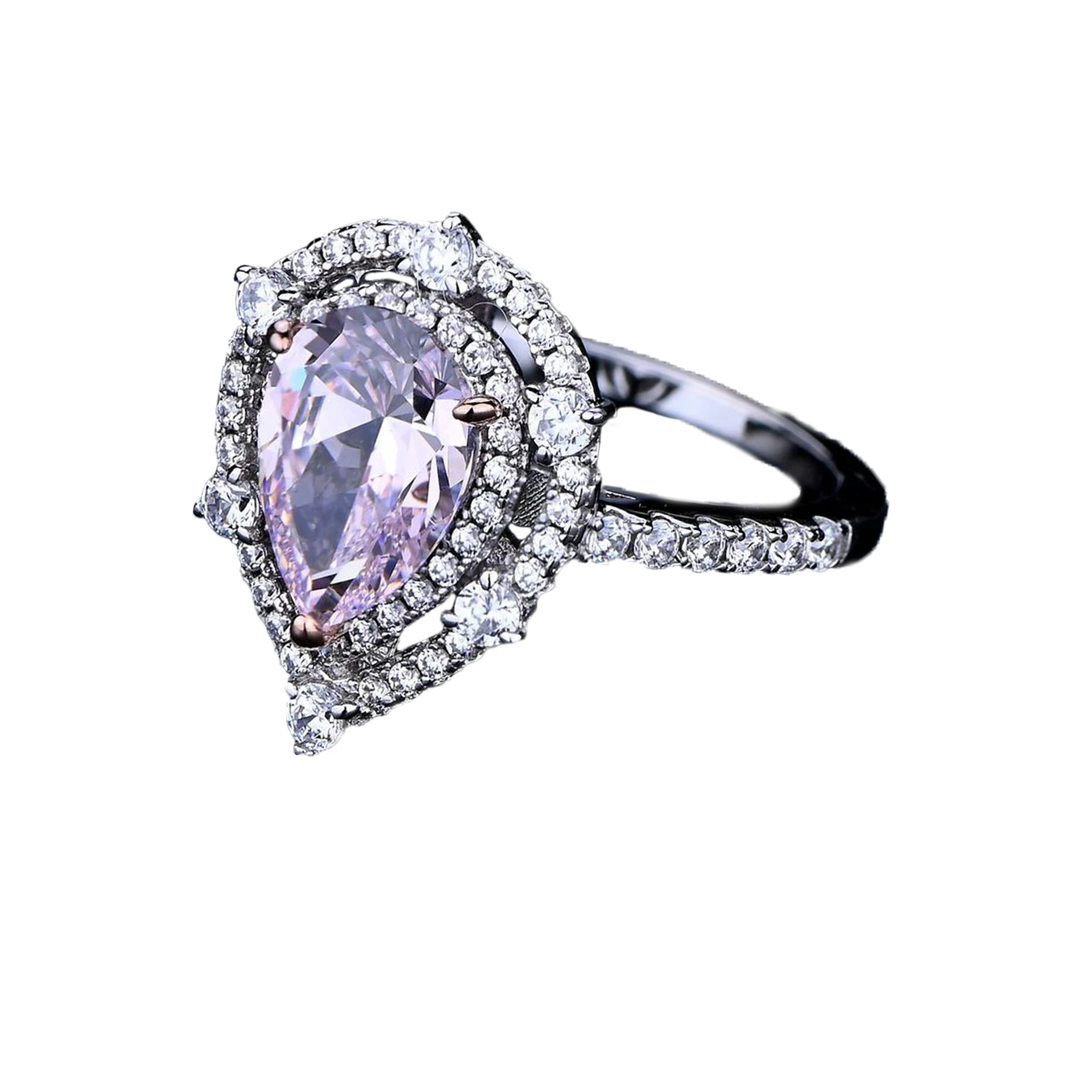 COSYA 100% 925 Sterling Silver 7*10 Pink Water Drop Hollow Out High Carbon Diamond Rings For Women Engagement Party Fine Jewelry
COSYA 100% 925 Sterling Silver 7*10 Pink Water Drop Hollow Out High Carbon Diamond Rings For Women Engagement Party Fine Jewelry