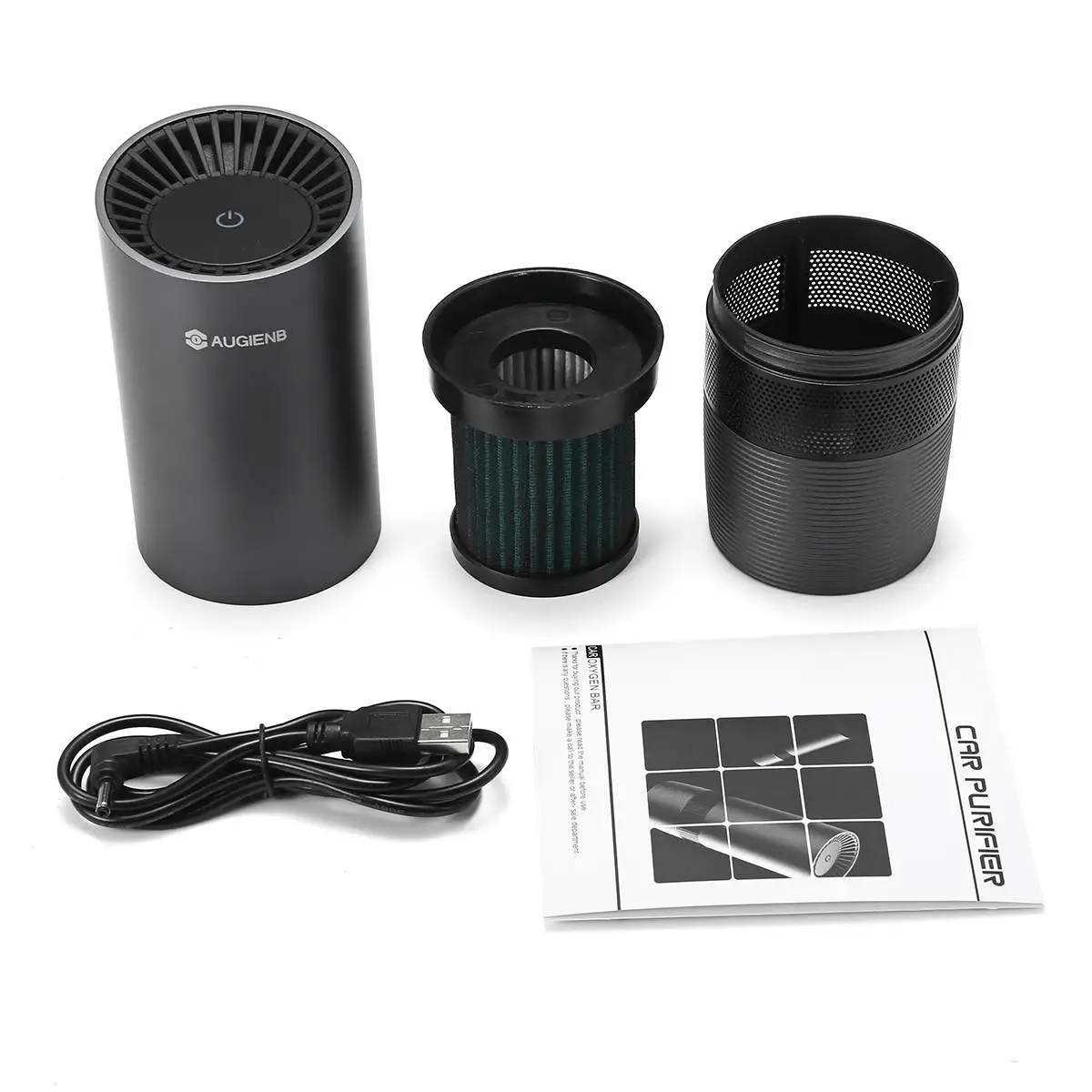 AUGIENB Mini Car Air Purifiers Negative Ions Air Cleaner Ionizer Air Freshener Removing PM2.5 Formaldehyde For Car Home Office
AUGIENB Mini Car Air Purifiers Negative Ions Air Cleaner Ionizer Air Freshener Removing PM2.5 Formaldehyde For Car Home Office