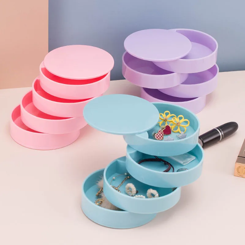 Многослойный прозрачный органайзер для ювелирных изделий, вращающаяся полка для хранения, контейнеры для хранения, настольные аксессуары
Многослойный прозрачный органайзер для ювелирных изделий, вращающаяся полка для хранения, контейнеры для хранения, настольные аксессуары