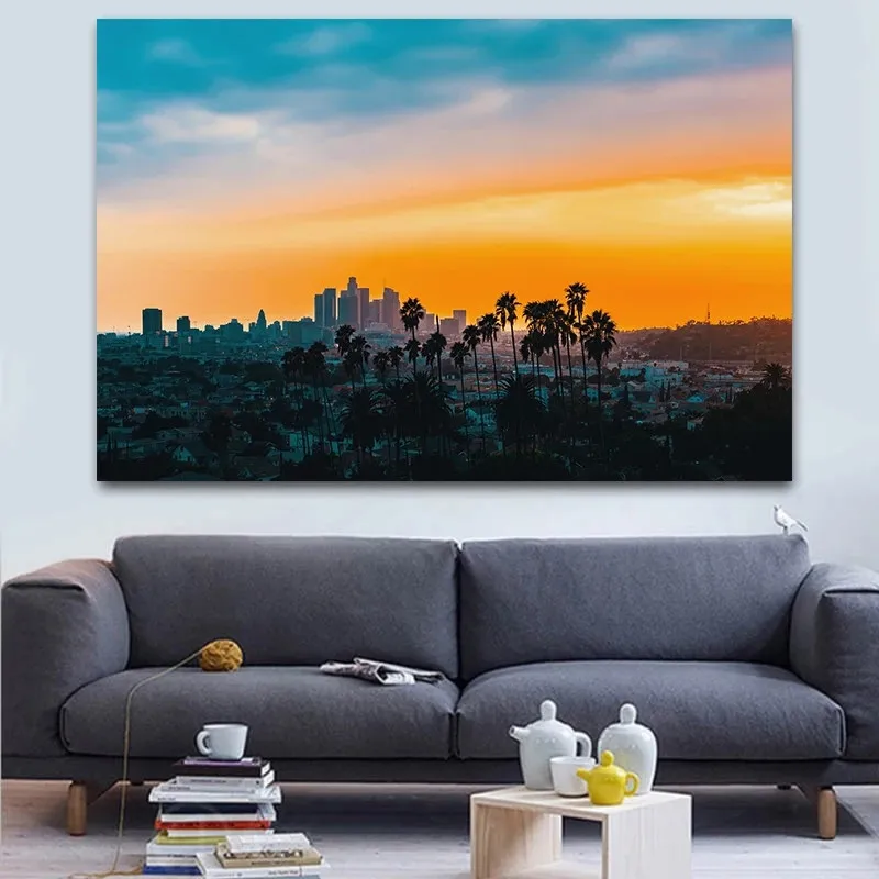 Canvas Painting HD Printed Downtown Los Angeles Landscape Poster Sunset Canvas Picture Home Decor Posters and Prints Cuadros
Canvas Painting HD Printed Downtown Los Angeles Landscape Poster Sunset Canvas Picture Home Decor Posters and Prints Cuadros