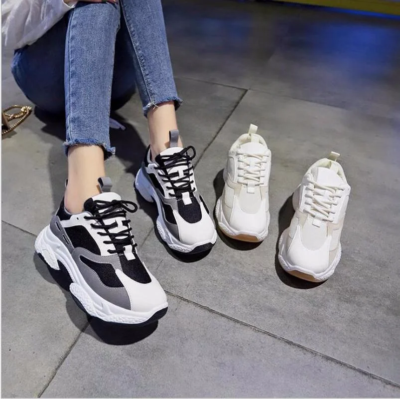 Women Casual Vulcanized Shoes Women's Thick Bottom Platform Shoes Summer Female Comfortable Outdoor Walking Chunky Sneakers
Women Casual Vulcanized Shoes Women's Thick Bottom Platform Shoes Summer Female Comfortable Outdoor Walking Chunky Sneakers