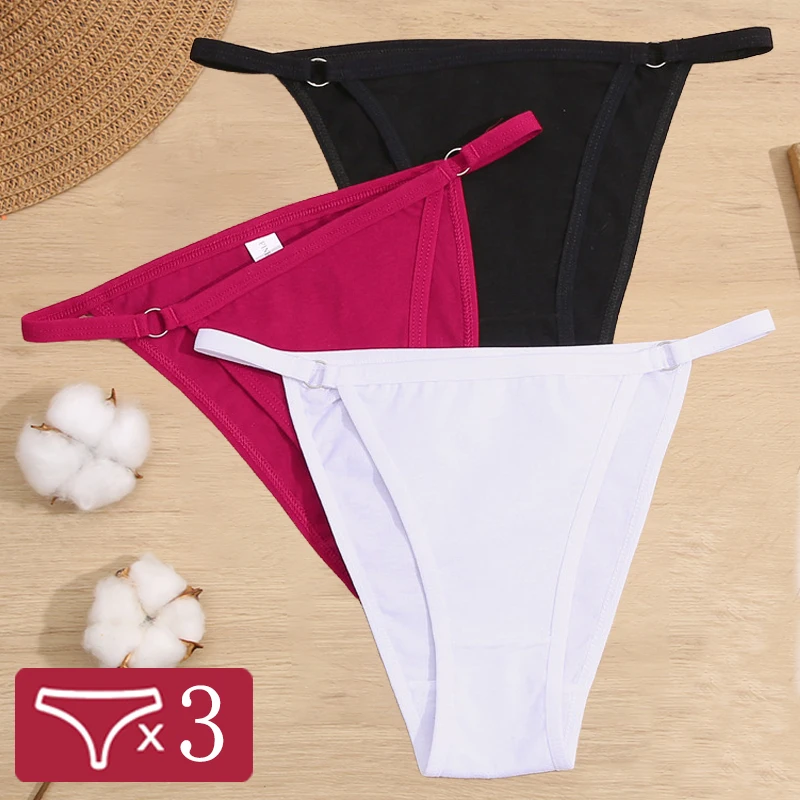 3PCS Women Sexy Briefs Panties Plus Size M-2XL Cotton Lingerie Ladies Low Rise Underwear Solid Color Breathable Girls Intimates
3PCS Women Sexy Briefs Panties Plus Size M-2XL Cotton Lingerie Ladies Low Rise Underwear Solid Color Breathable Girls Intimates