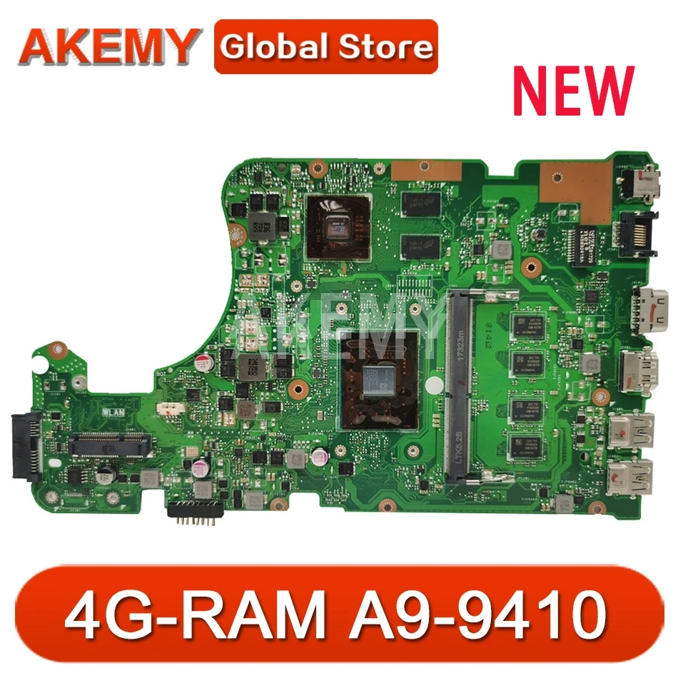 Akmey X555BP материнская плата ж/4G-RAM A9-9410 для ASUS X555B X555QG X555Q A555Q K555Q материнская плата для ноутбука тест работа 100% 
Akmey X555BP материнская плата ж/4G-RAM A9-9410 для ASUS X555B X555QG X555Q A555Q K555Q материнская плата для ноутбука тест работа 100%