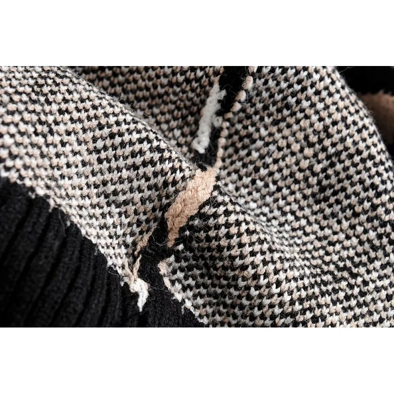 Vintage Chic Contrast Colors Argyle Pattern Sweaters Women Fashion V-Neck Pullovers Girls Tops Knitwear
Vintage Chic Contrast Colors Argyle Pattern Sweaters Women Fashion V-Neck Pullovers Girls Tops Knitwear