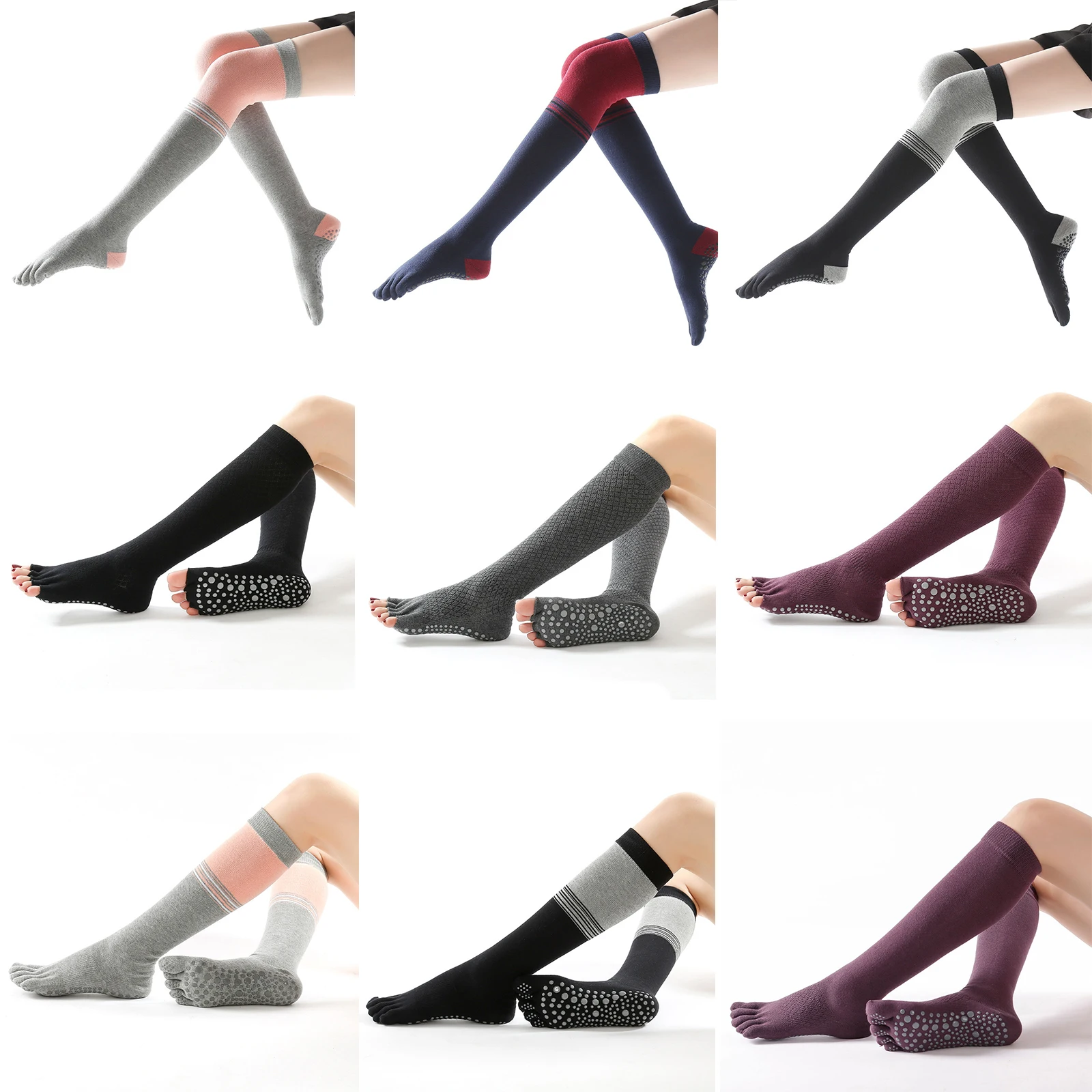 22 Colors Autumn and Winter Long Tube Calf Socks Female Over-knee Split-toe Mid-tube Non-slip Five-finger Sports Thigh Socks
22 Colors Autumn and Winter Long Tube Calf Socks Female Over-knee Split-toe Mid-tube Non-slip Five-finger Sports Thigh Socks