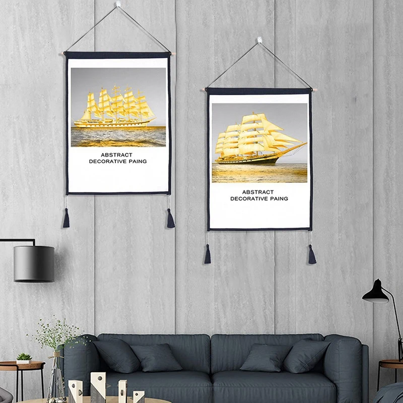 3PC/Set Golden Sailboat Wall Hanging Tapestry Wall Art Background Cloth Home Decor Tapestry 45X65cm
3PC/Set Golden Sailboat Wall Hanging Tapestry Wall Art Background Cloth Home Decor Tapestry 45X65cm
