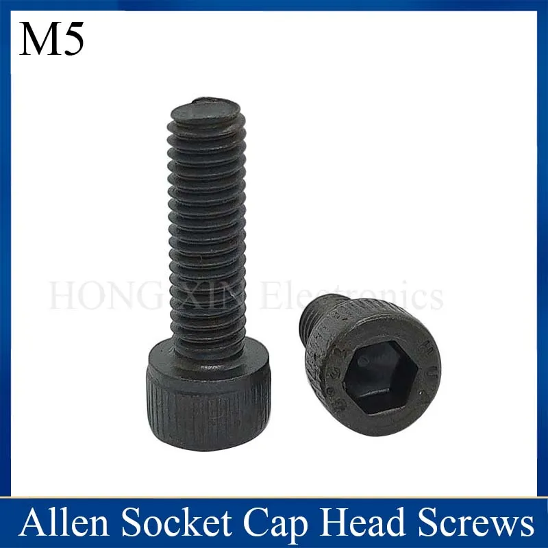 10Pcs M5 DIN912 Alloy Steel Hex allen Socket Cap Head Screw Black grade 12.9 Metric Bolt Length=8-30mm
10Pcs M5 DIN912 Alloy Steel Hex allen Socket Cap Head Screw Black grade 12.9 Metric Bolt Length=8-30mm