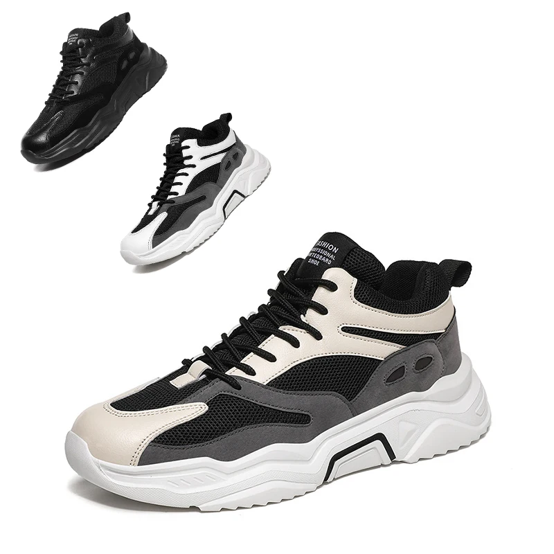 Men High Top Designer Casual Sneakers Luxury Fashion Mesh Splicing Running Sneakers Outdoor Comfortable Athletic Footwear
Men High Top Designer Casual Sneakers Luxury Fashion Mesh Splicing Running Sneakers Outdoor Comfortable Athletic Footwear