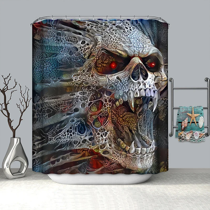 skull shower curtain punk bathroom curtain shower polyester fabric bath curtain for bathroom
skull shower curtain punk bathroom curtain shower polyester fabric bath curtain for bathroom