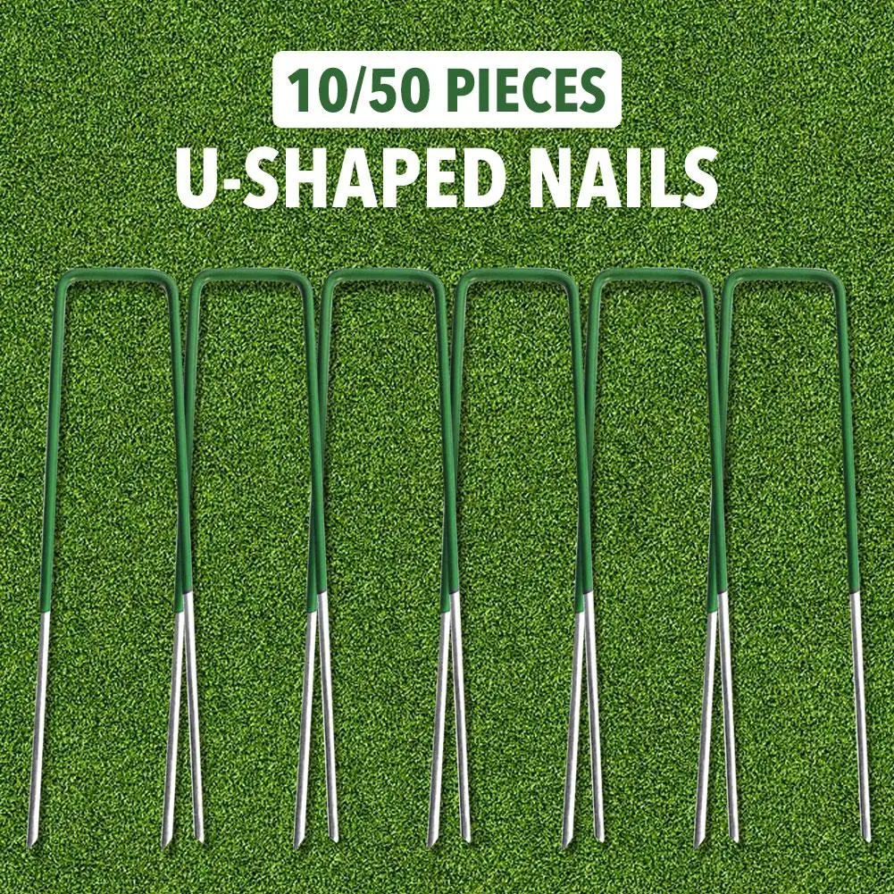 U-shaped Fixing Nail Galvanized Steel Sturdy Durable Garden Safety Nails Anti-aging For Fixing Landscape Grass Fence Anchors
U-shaped Fixing Nail Galvanized Steel Sturdy Durable Garden Safety Nails Anti-aging For Fixing Landscape Grass Fence Anchors