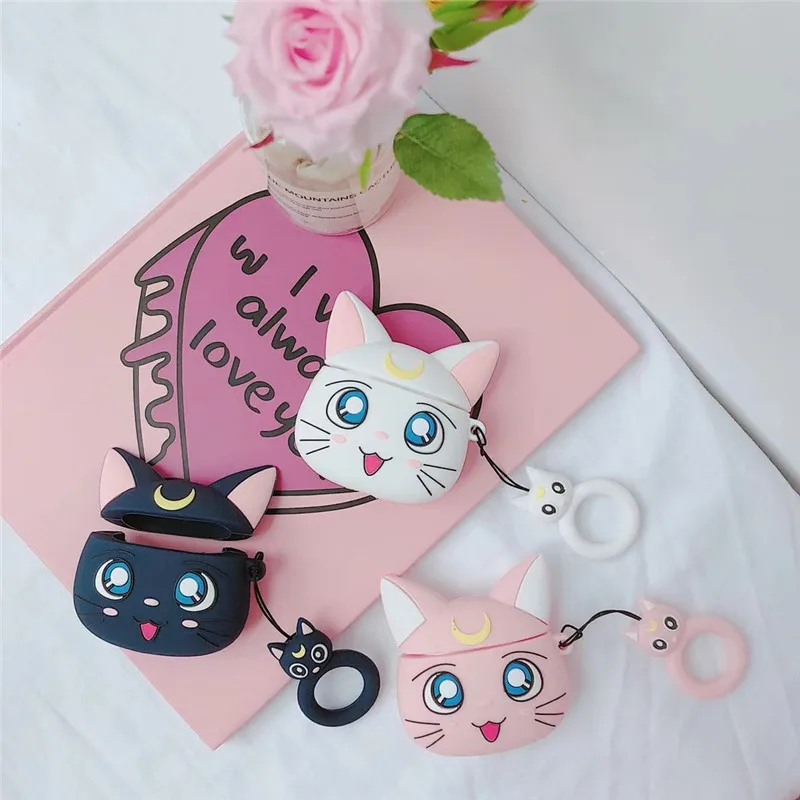 For AirPod 1 2 Case 3D Moon Cat Cartoon Soft Silicone Wireless Earphone Cases For Apple Airpods Case Cute Cover Funda
For AirPod 1 2 Case 3D Moon Cat Cartoon Soft Silicone Wireless Earphone Cases For Apple Airpods Case Cute Cover Funda