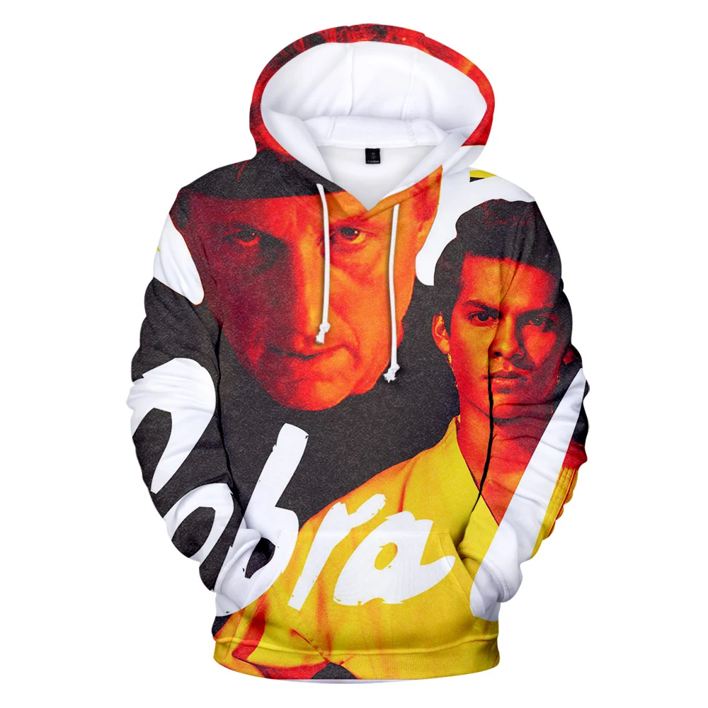 Hot Sale Cobra Kai Hoodies Men Long Sleeve Hooded Sweatshirt High Quality Harajuku Personality 3D Hooded Sweatshirt 
Hot Sale Cobra Kai Hoodies Men Long Sleeve Hooded Sweatshirt High Quality Harajuku Personality 3D Hooded Sweatshirt