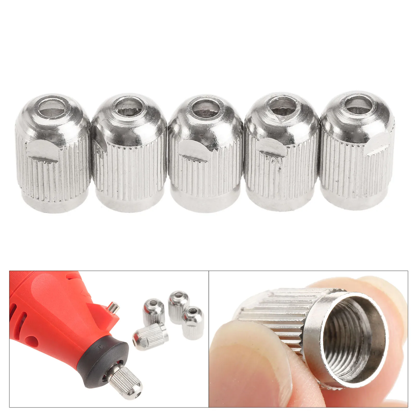 5Pcs M8*0.75 Flexible Electric Mill Shaft Screw Cap Nut Collet For Grinder Shaft Dremel Rotary Tools
5Pcs M8*0.75 Flexible Electric Mill Shaft Screw Cap Nut Collet For Grinder Shaft Dremel Rotary Tools