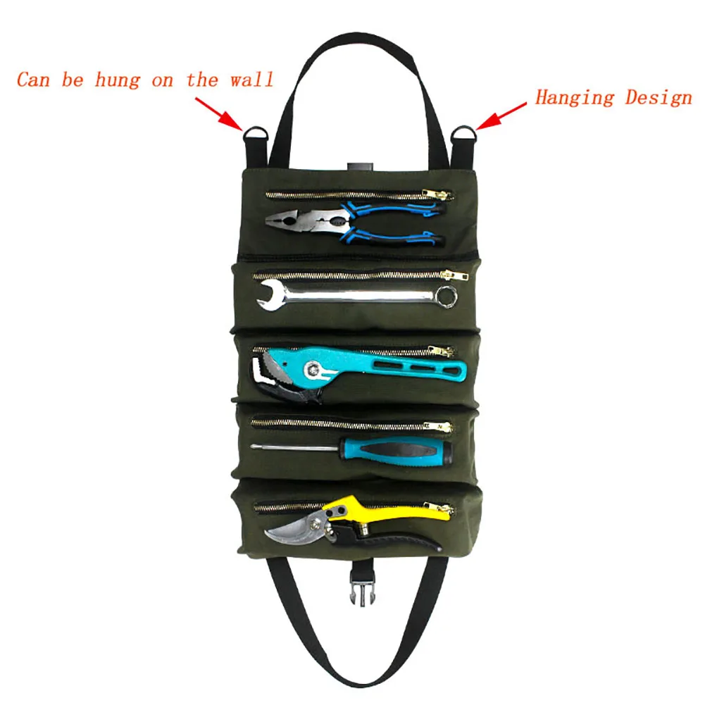Roll-up Bags Waxed Canvas Thickening Tool Bag Storage Portable 12 Amp Canvas Carrier Pouch Tools Tote Sling Holder Organizer
Roll-up Bags Waxed Canvas Thickening Tool Bag Storage Portable 12 Amp Canvas Carrier Pouch Tools Tote Sling Holder Organizer