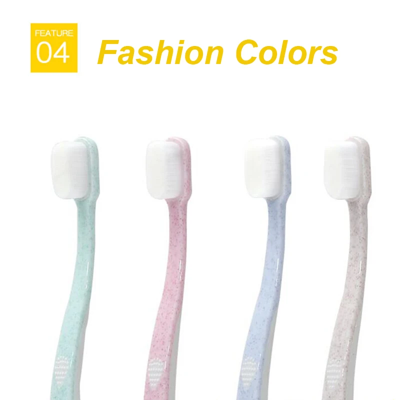 4pcs Soft Thousands Bristle Toothbrush Eco-Friendly Adults PP Handle Toothbrush Daily Cleaning Brush Oral Care Tools Supplies
4pcs Soft Thousands Bristle Toothbrush Eco-Friendly Adults PP Handle Toothbrush Daily Cleaning Brush Oral Care Tools Supplies