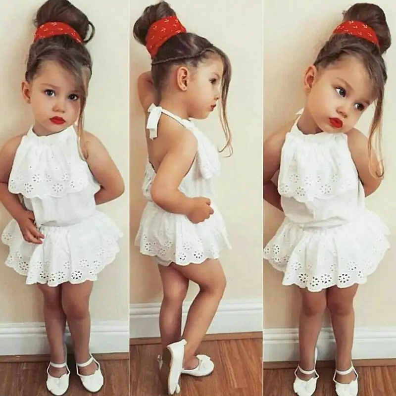 Newborn Toddler Baby Girl Lace Jumpsuit Bodysuit Infant Girls Backless Playsuit Summer Clothes Outfit Sunsuit 0-24M
Newborn Toddler Baby Girl Lace Jumpsuit Bodysuit Infant Girls Backless Playsuit Summer Clothes Outfit Sunsuit 0-24M