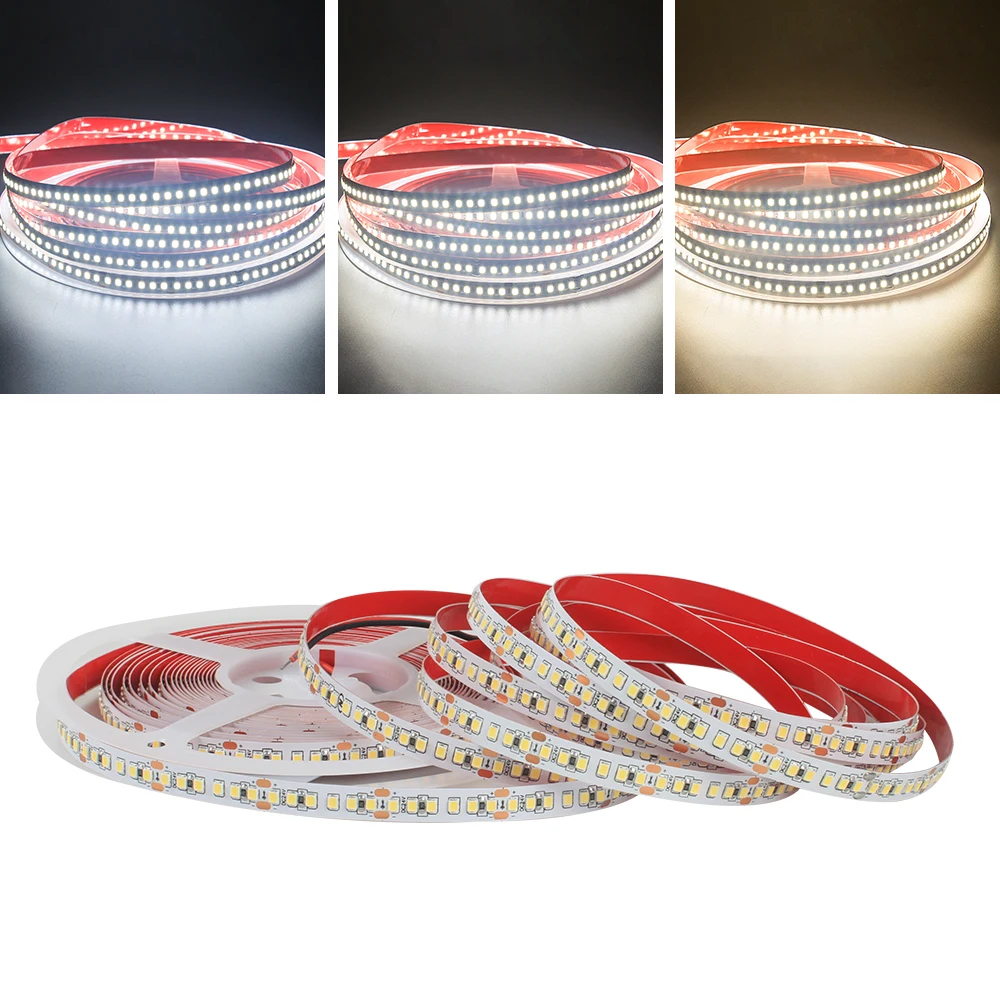 5M LED Strip Lights 24V 2835 SMD Lamp High Brightness Flexible Ribbon Tape 180led/m Non waterproof For Indoor Christmas Decor
5M LED Strip Lights 24V 2835 SMD Lamp High Brightness Flexible Ribbon Tape 180led/m Non waterproof For Indoor Christmas Decor