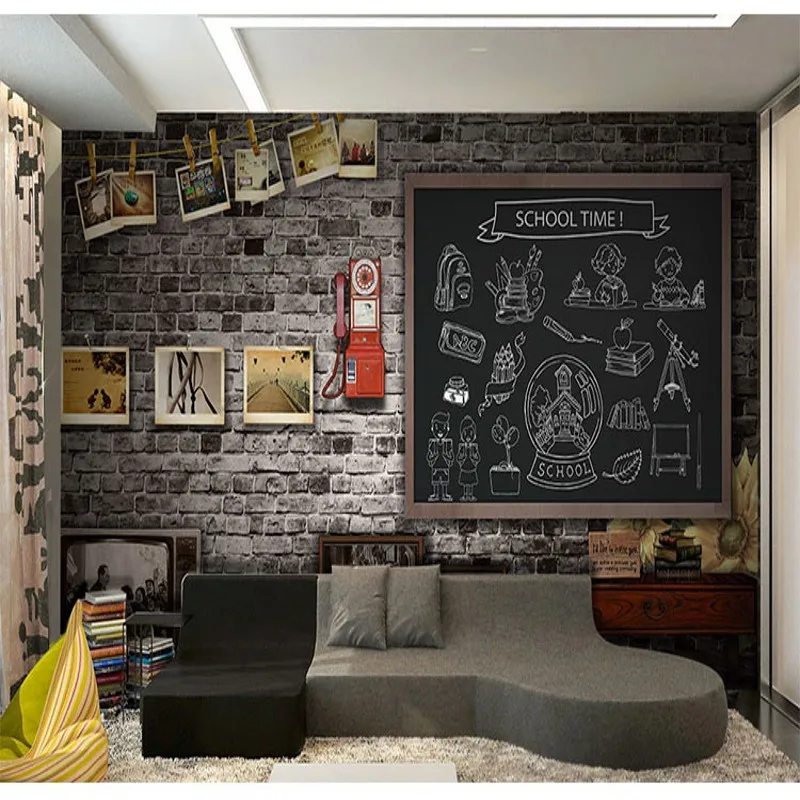 Drop Shipping Wallpaper 3d Nostalgic Blackboard Graffiti Brick Wall Mural BedroomTV Backdrop Retro Children Room Wallpaper
Drop Shipping Wallpaper 3d Nostalgic Blackboard Graffiti Brick Wall Mural BedroomTV Backdrop Retro Children Room Wallpaper