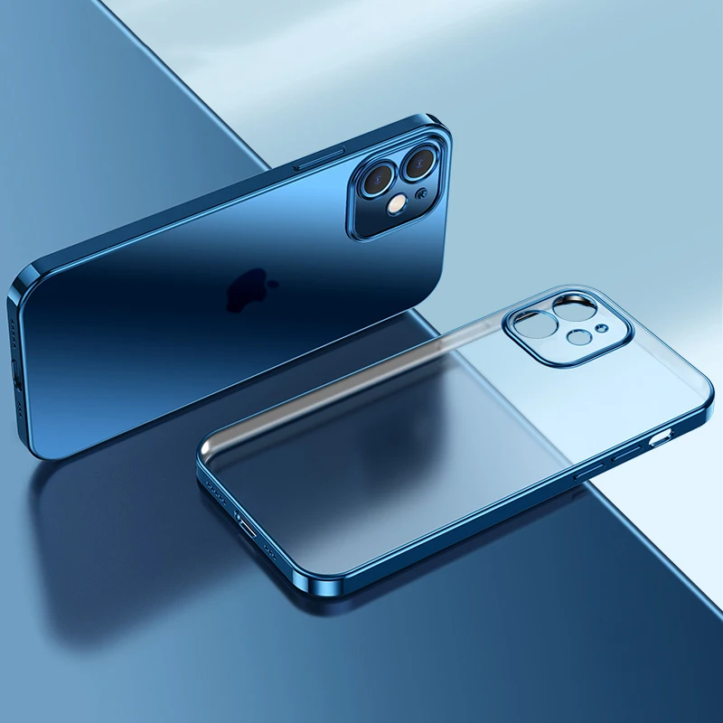 Luxury Square Plating Frame Clear Case For iPhone 13 12 Mini 11 Pro Max XR X XS Max 8 7 Plus SE 2020 Transparent Silicone Cover
Luxury Square Plating Frame Clear Case For iPhone 13 12 Mini 11 Pro Max XR X XS Max 8 7 Plus SE 2020 Transparent Silicone Cover