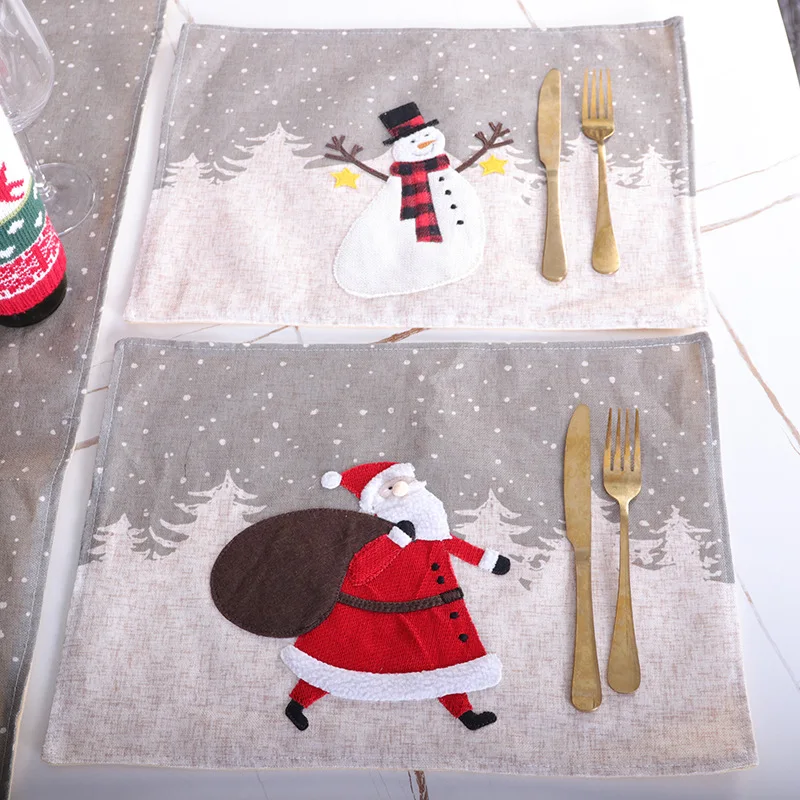 Christmas Table Decoration Fabric Placemat, 43cm, Festive Home Atmosphere Christmas Props, New Year Table Decoration Supplies,
Christmas Table Decoration Fabric Placemat, 43cm, Festive Home Atmosphere Christmas Props, New Year Table Decoration Supplies,