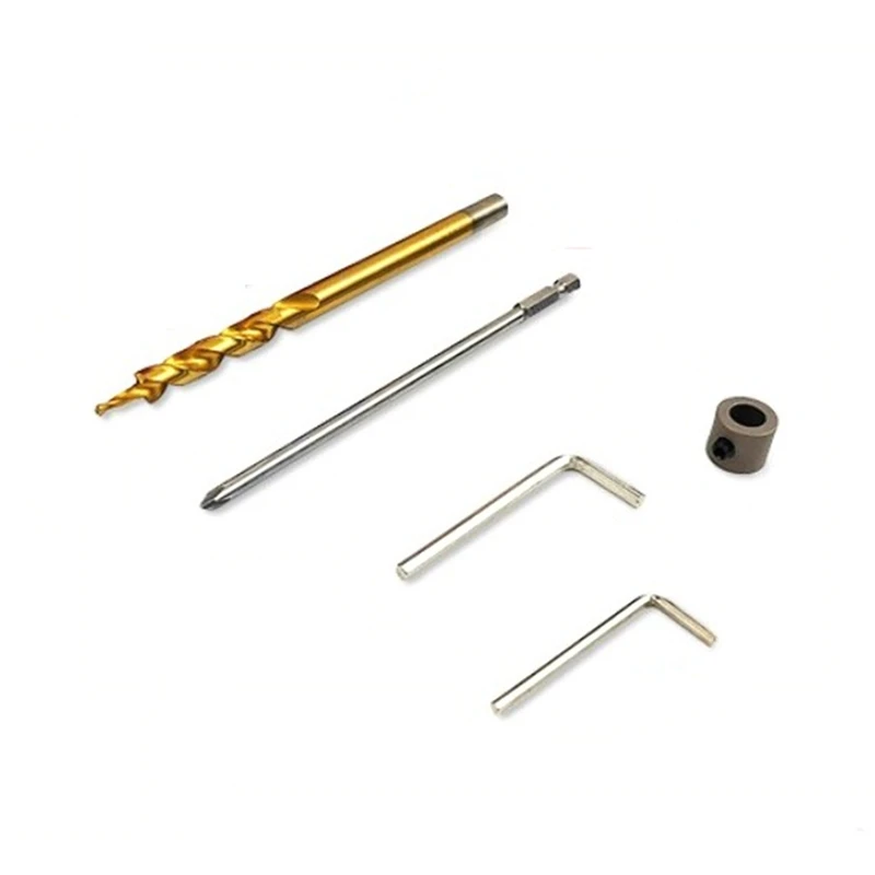 Pocket Hole Jig Kit with Build-in Clamp and Scale,Pocket Hole Jig,3 Holes Woodworking Angle Drilling Guide for Carpentry
Pocket Hole Jig Kit with Build-in Clamp and Scale,Pocket Hole Jig,3 Holes Woodworking Angle Drilling Guide for Carpentry