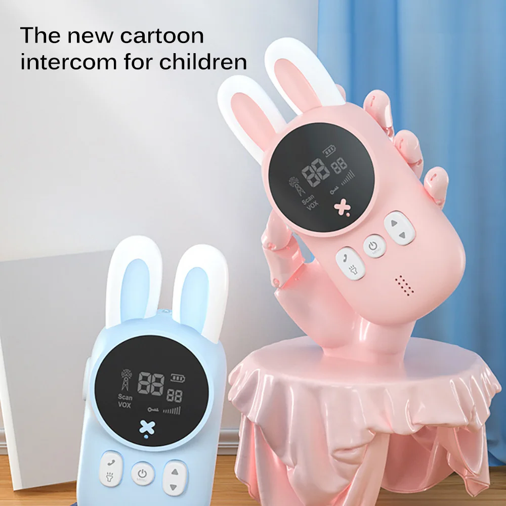 2Pcs Two Way Radio Kids WalkieTalkie handheld WalkieTalkie communication 3 km parent-child interactive toy for 3-12 Year Gifts
2Pcs Two Way Radio Kids WalkieTalkie handheld WalkieTalkie communication 3 km parent-child interactive toy for 3-12 Year Gifts