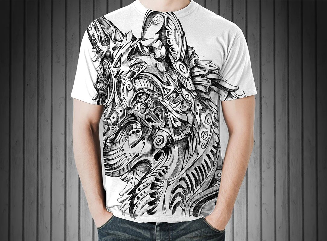 Summer 2021 3D printed men's T-shirt O-neck short sleeve 3D printed animal 3D printed T-shirt men's T-shirt for men and wom
Summer 2021 3D printed men's T-shirt O-neck short sleeve 3D printed animal 3D printed T-shirt men's T-shirt for men and wom