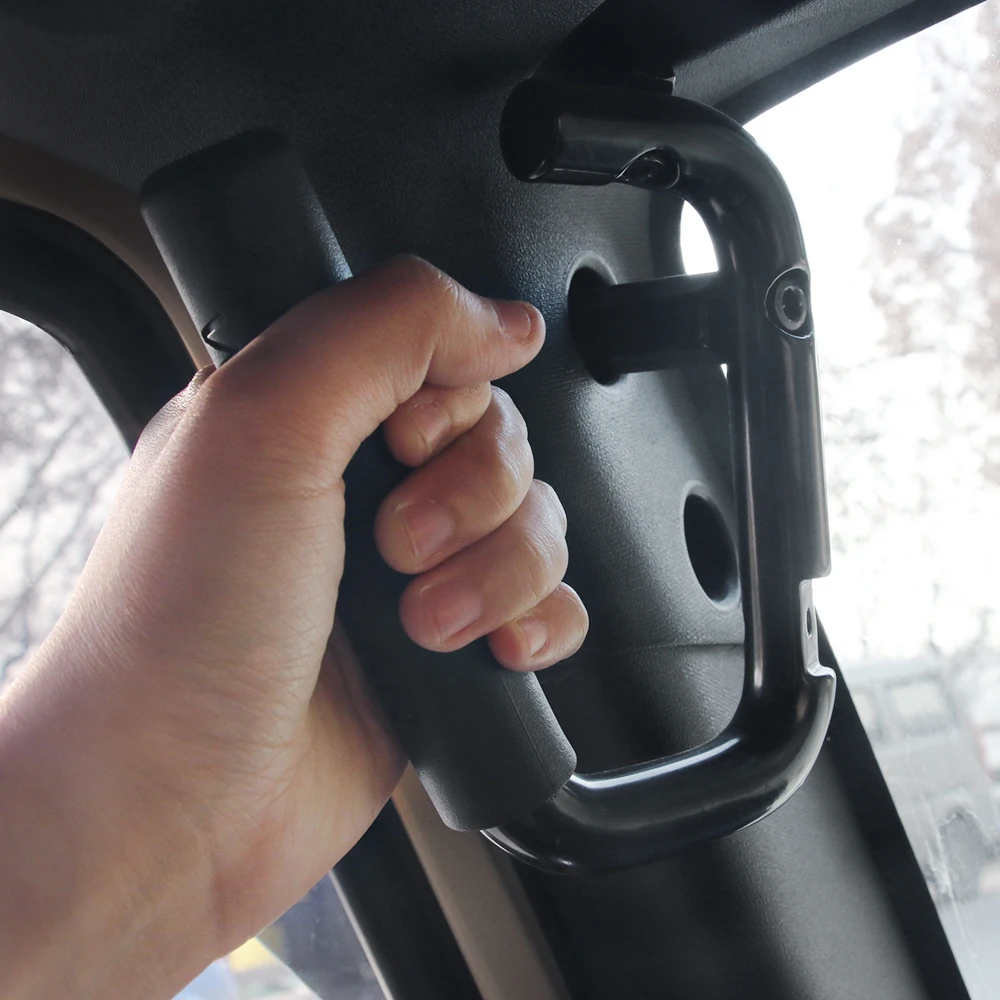 Black Front Grab Bar Steel Grab Handle Kit Roll Bar Grip Handles for 2007-2018 Jeep Wrangler JK
Black Front Grab Bar Steel Grab Handle Kit Roll Bar Grip Handles for 2007-2018 Jeep Wrangler JK