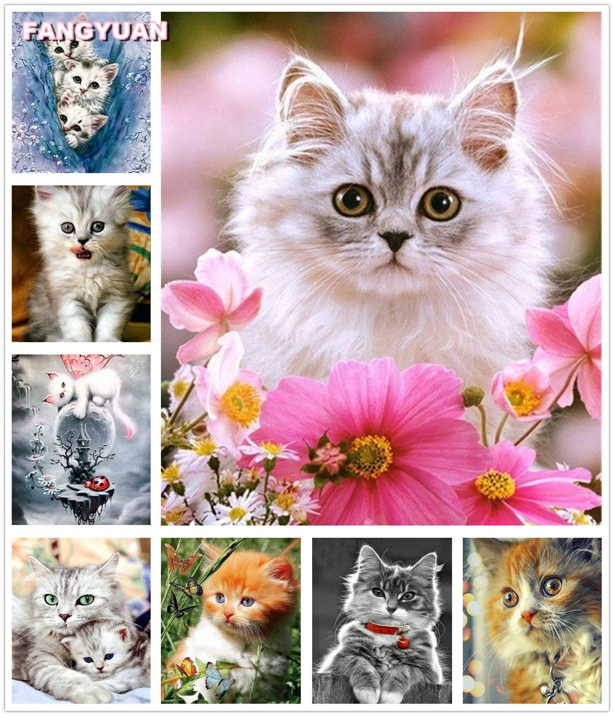 5D Diy Diamond Painting Animals Rhinestones Pictures Diamond Embroidery Cats Mosaic Cross Stitch Kits Art Home Decoration Gift
5D Diy Diamond Painting Animals Rhinestones Pictures Diamond Embroidery Cats Mosaic Cross Stitch Kits Art Home Decoration Gift