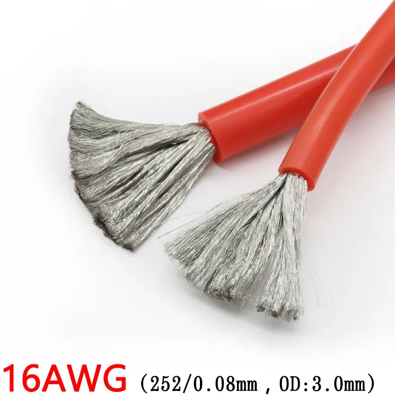 Силиконовый гелевый резиновый Провод 16AWG OD 3 мм гибкий кабель высокотемпературная изолированная медная ультра мягкая электронная линия «сд...
Силиконовый гелевый резиновый Провод 16AWG OD 3 мм гибкий кабель высокотемпературная изолированная медная ультра мягкая электронная линия «сд...
