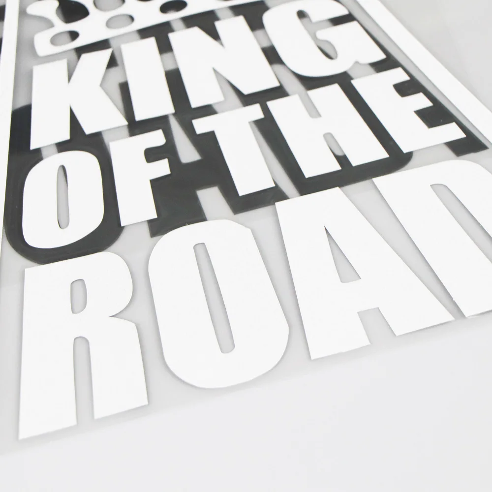 YJZT 16.311.2CM KING OF THE ROAD Car Sticker Motorcycle Accessories Vinyl Decal Black/Silver 4C-0267
YJZT 16.311.2CM KING OF THE ROAD Car Sticker Motorcycle Accessories Vinyl Decal Black/Silver 4C-0267