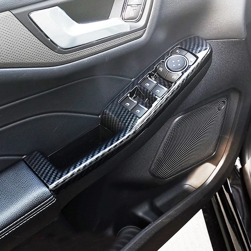 

Для Ford Bronco 2021 2022 кнопки переключателя стеклоподъемника из АБС-пластика Панель рамка подлокотник Крышка отделка интерьерная наклейка Аксессуары для стайлинга автомобиля