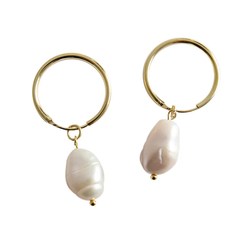 Fashion Simple 925 Sterling Silver Jewelry Woman Baroque 12-15mm Natural Freshwater Pearl Earrings To Send A Friend A Gift
Fashion Simple 925 Sterling Silver Jewelry Woman Baroque 12-15mm Natural Freshwater Pearl Earrings To Send A Friend A Gift