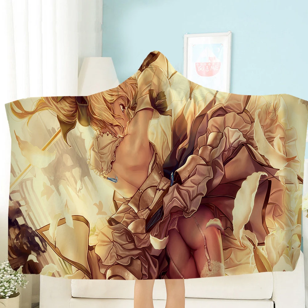 Japan Anime Hooded Blanket Sexy Locomotive Girl Wearable Blanket Home Textile Fleece Blanket 3D Print Red Carp Throw Blanket
Japan Anime Hooded Blanket Sexy Locomotive Girl Wearable Blanket Home Textile Fleece Blanket 3D Print Red Carp Throw Blanket