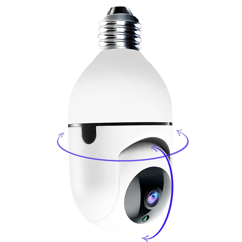 E27 Bulb Wifi Camera PTZ HD Infrared Night Vision Two Way Talk Baby Monitor Auto Tracking Ycc365plus for Home Security
E27 Bulb Wifi Camera PTZ HD Infrared Night Vision Two Way Talk Baby Monitor Auto Tracking Ycc365plus for Home Security