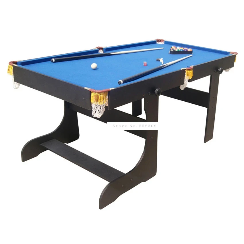 SUB-7236F American Style 6 feet Wood Foldabe Billiard Table With 16pcs Balls 2 Cue Strong Frame and leg Sport Equipment Snooker
SUB-7236F American Style 6 feet Wood Foldabe Billiard Table With 16pcs Balls 2 Cue Strong Frame and leg Sport Equipment Snooker