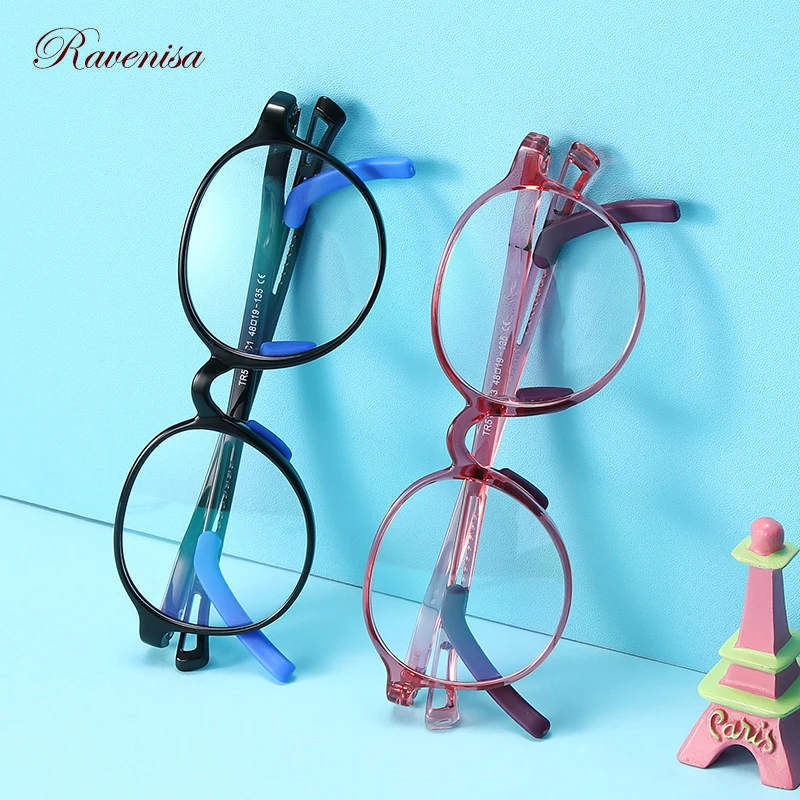 Trendy Cute Optical Blue Light Glasses For Boy Girls TR90 Pink Transparent Frame Round Computer Children Eyeglasses
Trendy Cute Optical Blue Light Glasses For Boy Girls TR90 Pink Transparent Frame Round Computer Children Eyeglasses