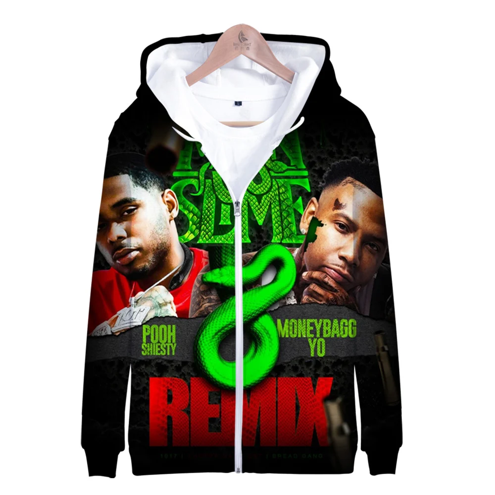 Pooh Shiesty Hip hop 3D Print Zipper Hoodie Cool Men/Women Casual Youthful Pooh Shiesty Style Zip Hoody Kid Adult Tops
Pooh Shiesty Hip hop 3D Print Zipper Hoodie Cool Men/Women Casual Youthful Pooh Shiesty Style Zip Hoody Kid Adult Tops