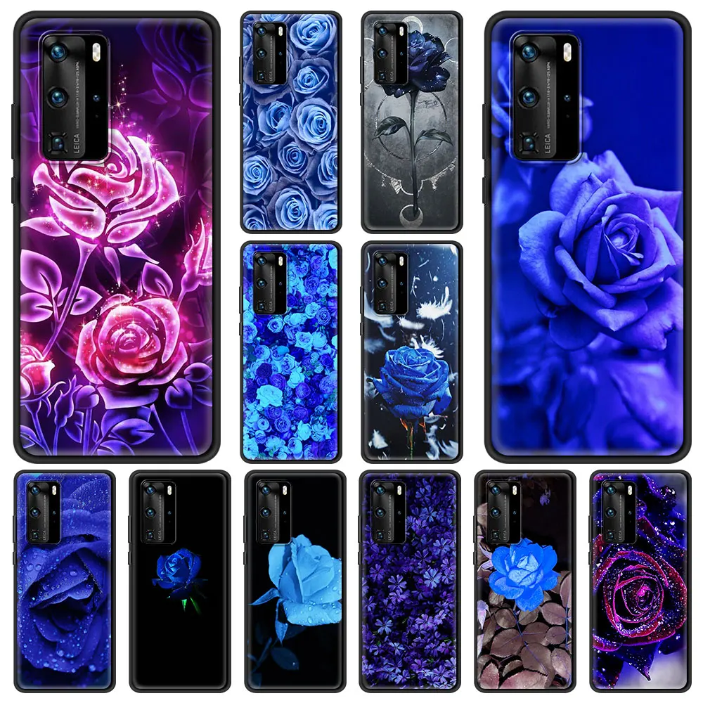 Blue Rose Flower Phone Case For Huawei P30 Pro P20 P40 Lite E P Smart Z Y6 Y7 2019 Soft Silicone Black Cover Couqe Funda Capa
Blue Rose Flower Phone Case For Huawei P30 Pro P20 P40 Lite E P Smart Z Y6 Y7 2019 Soft Silicone Black Cover Couqe Funda Capa