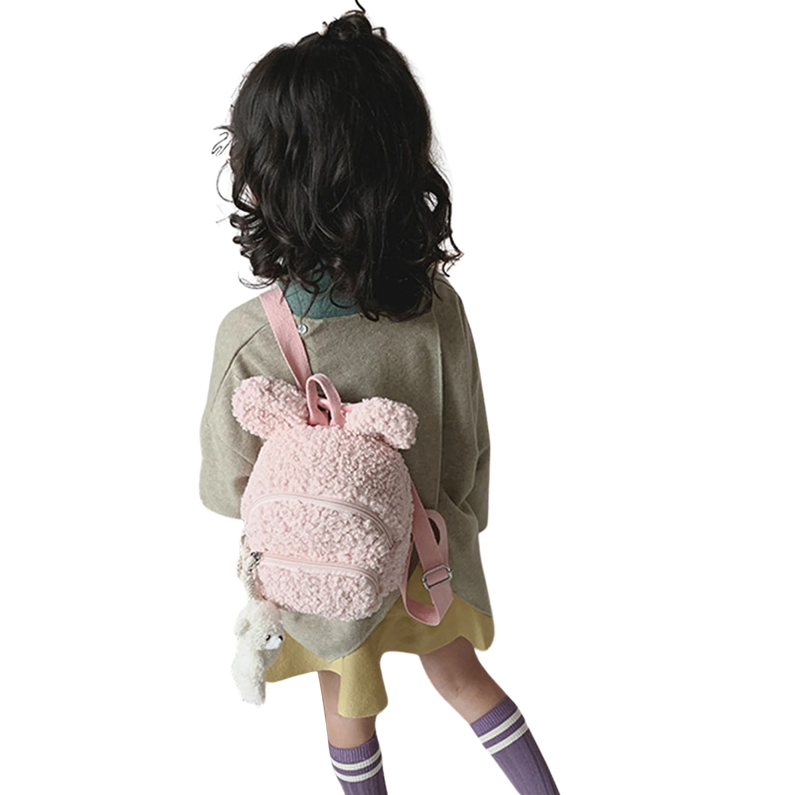 Kids Toddler Backpack/Pendant Cute Bunny Ear School Bag Winter Warm Fleece Daypack for Children Boys Girls
Kids Toddler Backpack/Pendant Cute Bunny Ear School Bag Winter Warm Fleece Daypack for Children Boys Girls