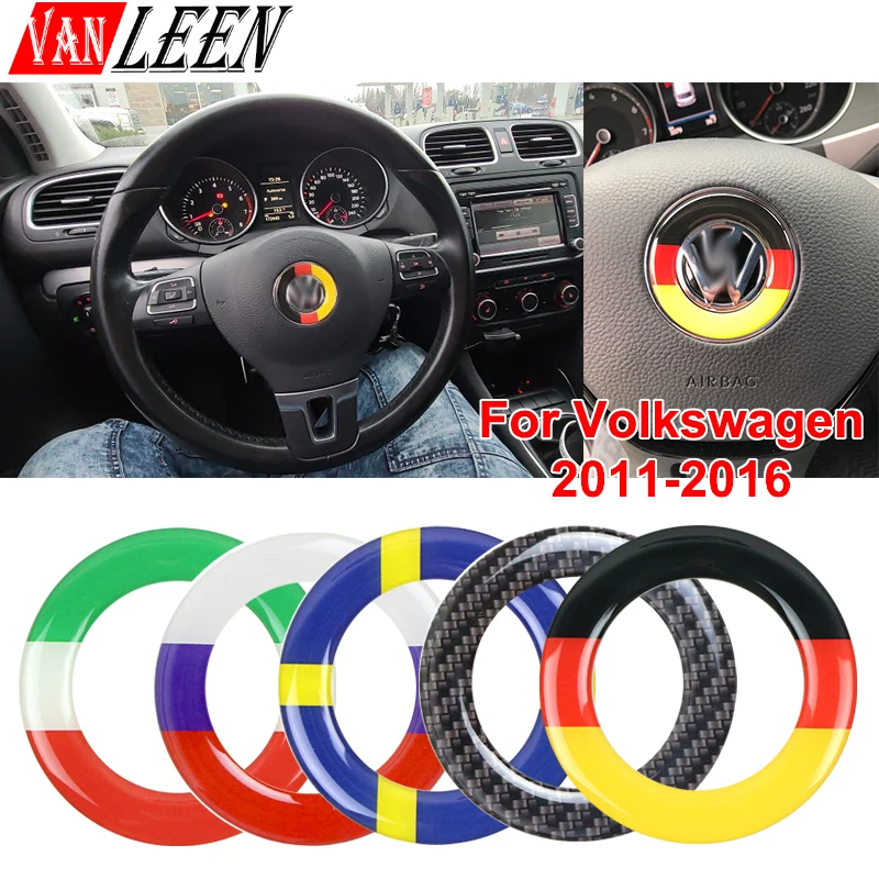 Чехол-кольцо на рулевое колесо для Volkswagen VW Golf 4 5 7 6 MK6 MK7 Polo Jetta MK5 MK4 Tiguan 9n 6r |