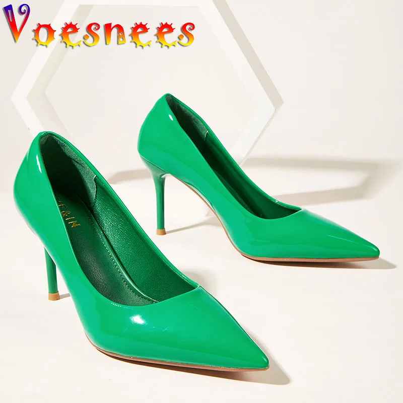 Voesnees 2021 Новые Сексуальные Зеленые роскошные женские вечерние туфли-лодочки весенне-осенние 11 см модные офисные туфли-лодочки с острым носком
Voesnees 2021 Новые Сексуальные Зеленые роскошные женские вечерние туфли-лодочки весенне-осенние 11 см модные офисные туфли-лодочки с острым носком