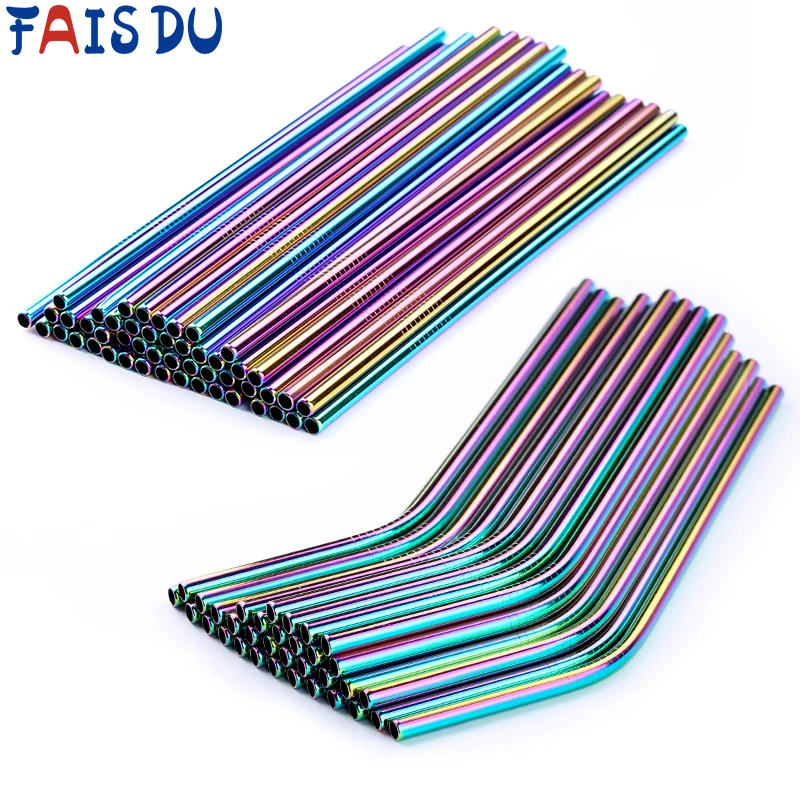 NEW 100 PCS Environmental Protection 304 Stainless Steel Straws Party Bar Accessories Straight Curved Straw Combination Set
NEW 100 PCS Environmental Protection 304 Stainless Steel Straws Party Bar Accessories Straight Curved Straw Combination Set