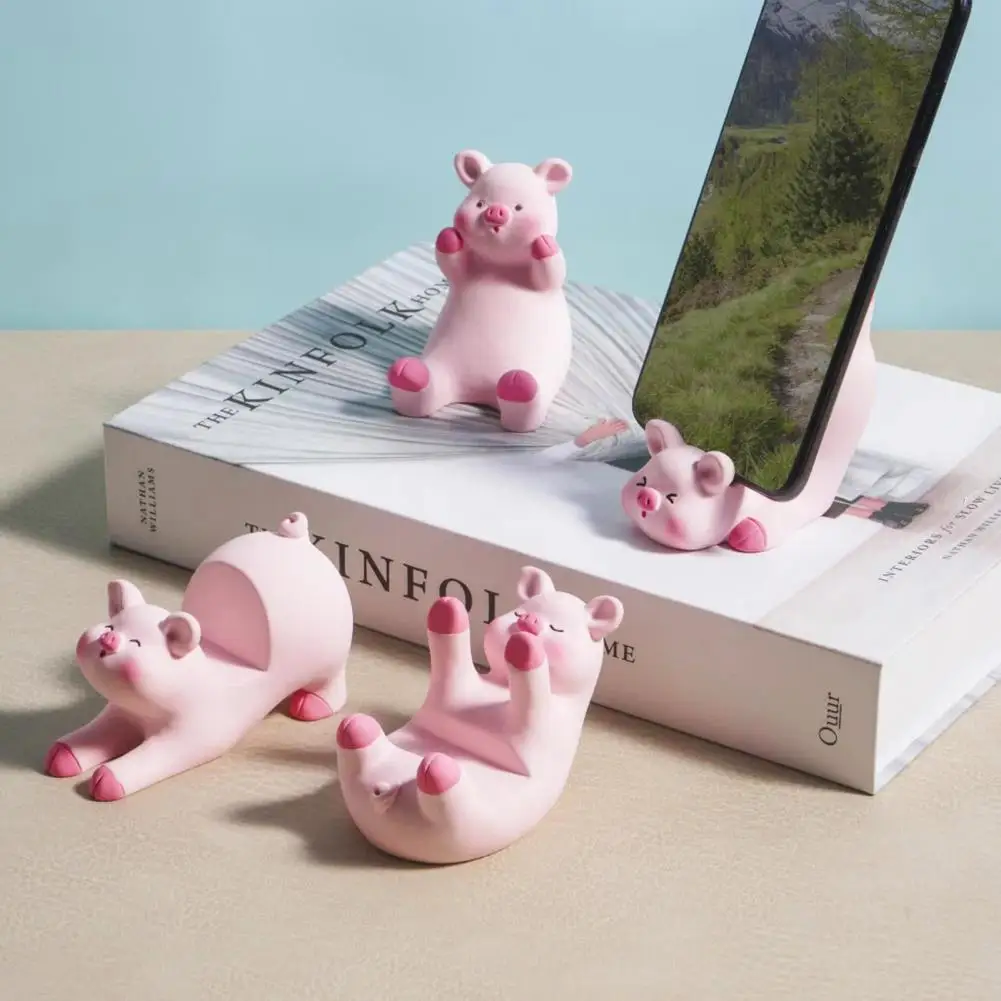 Multifunctional Phone Holder Undeformable Pink Creative Piggy Phone Stand Home Decor
Multifunctional Phone Holder Undeformable Pink Creative Piggy Phone Stand Home Decor