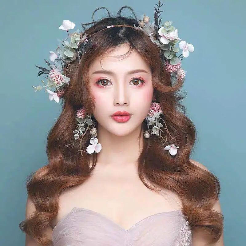 Fairy Bridal Wreath Headband Earrings Jewelry Set Wedding Hair Jewelry Beautiful Women Hair Accessories Jewelry Sets for Women
Fairy Bridal Wreath Headband Earrings Jewelry Set Wedding Hair Jewelry Beautiful Women Hair Accessories Jewelry Sets for Women