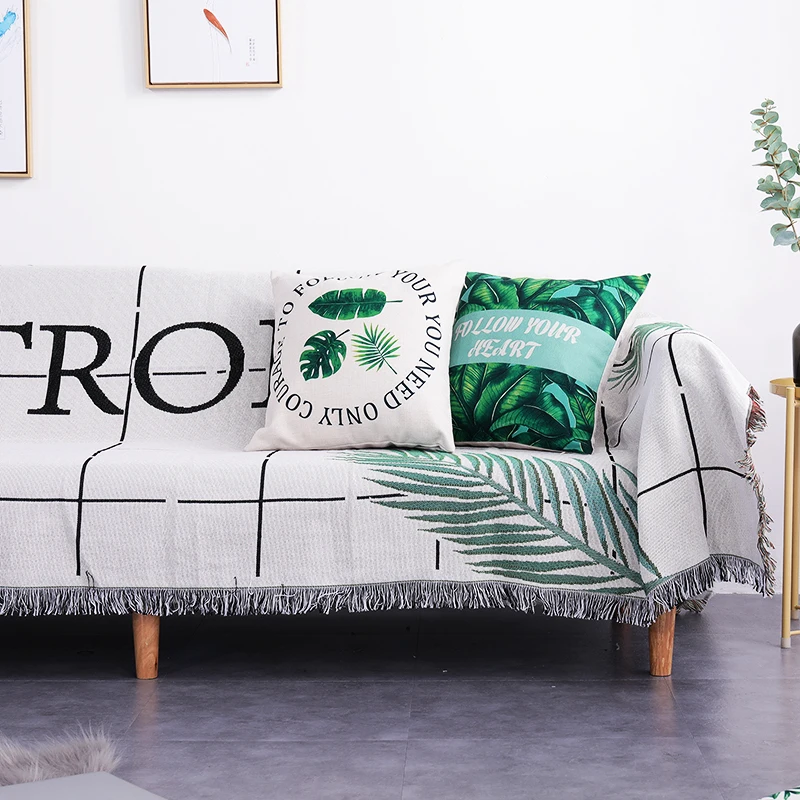 Tropical Green Plant Pattern Throw Blanket For Chair Sofa cover Towel Knitted Nap Blanket Carpet Tapestry Home Bed Decoration
Tropical Green Plant Pattern Throw Blanket For Chair Sofa cover Towel Knitted Nap Blanket Carpet Tapestry Home Bed Decoration
