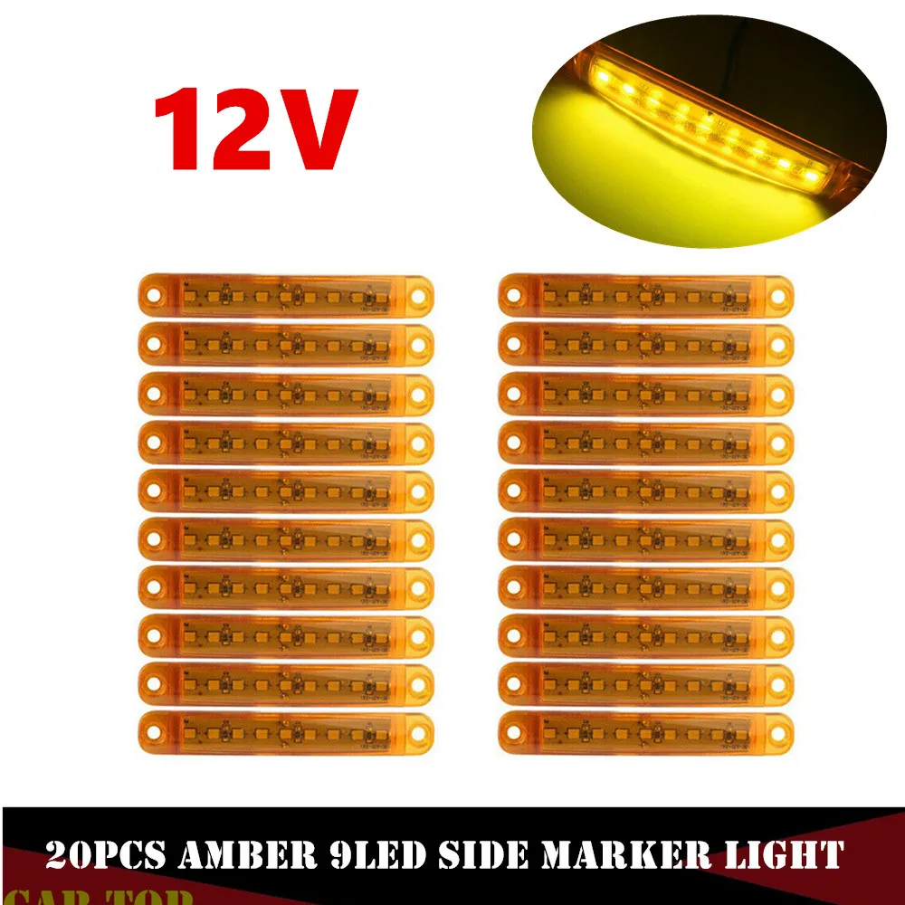 20 штук желтый 12V светодиодный грузовик светильник прицеп Боковой габаритный фонарь, светильник, футболка с принтом "автомобиль" грузовика прицепа автобуса 9 светодиодный море светодиодный боковые габаритные светильник
20 штук желтый 12V светодиодный грузовик светильник прицеп Боковой габаритный фонарь, светильник, футболка с принтом "автомобиль" грузовика прицепа автобуса 9 светодиодный море светодиодный боковые габаритные светильник