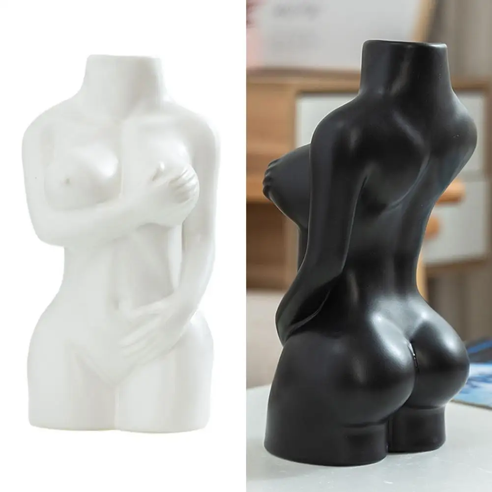 Human Body Art Vase Ceramic Female Body Flower Vase Female Form Bud No Face Sculpture Pen Holder Home Decoration Boho Nordic
Human Body Art Vase Ceramic Female Body Flower Vase Female Form Bud No Face Sculpture Pen Holder Home Decoration Boho Nordic